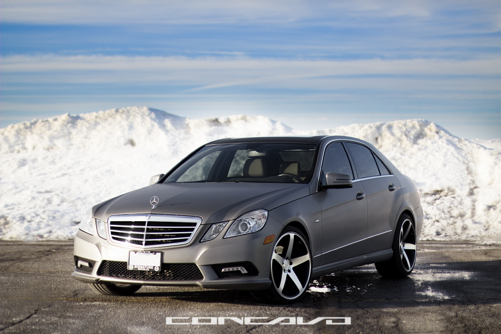 Mercedes E350 на дисках Concavo CW-5