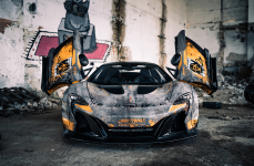 McLaren 650S Liberty Walk на кованых дисках HRE S201