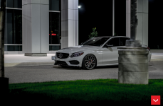 Mercedes C400 на дисках Hybrid Forged HF-2