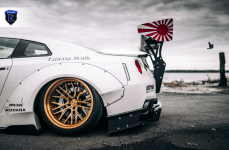 Nissan LB GTR на кованых дисках Rohana Forged RFG3
