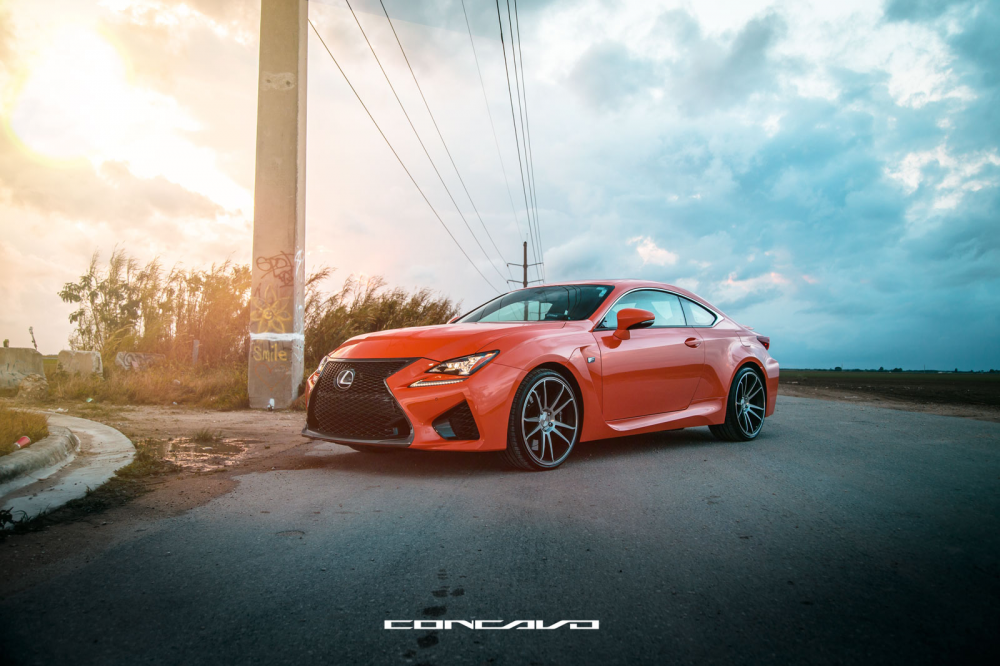 Lexus RC-F на дисках Concavo CW-S5
