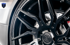 Audi RS7 Silver на дисках Rohana RFX7 Gloss Black