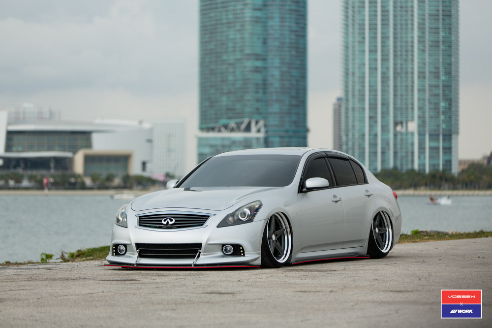 Infiniti G37 на дисках Vossen x Work VWS-3