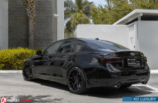 Infiniti Q50s RS Black на дисках XO Luxury XF1