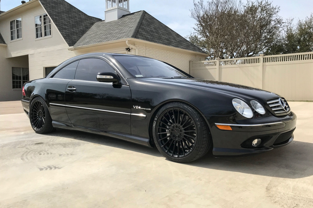 Mercedes Benz CL Class на дисках TSW Turbina