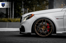 Mercedes E63 на дисках Rohana RFX11 Brushed Bronze