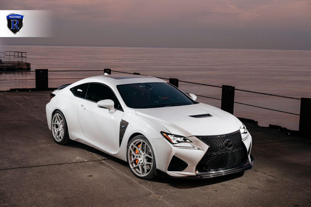 Lexus RCF на дисках RFX11 Brushed Titanium