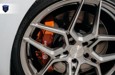 Lexus RCF на дисках RFX11 Brushed Titanium