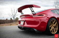 Porsche Cayman GT4 на дисках Hybrid Forged HF-5