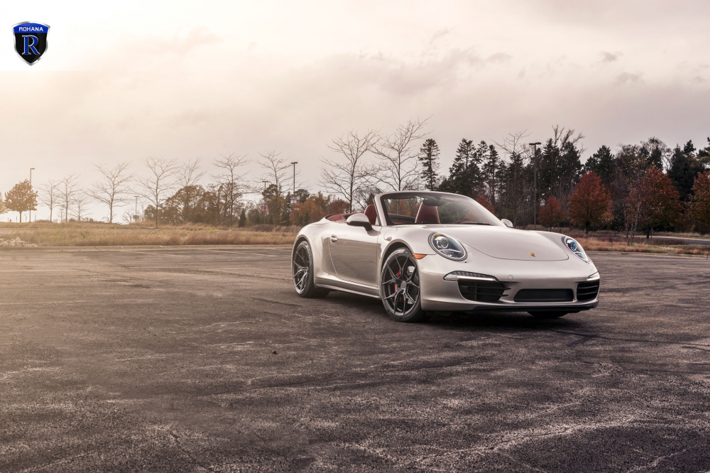 Porsche Carrera 4s на дисках Rohana RFX5