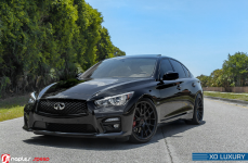 Infiniti Q50s RS Black на дисках XO Luxury XF1
