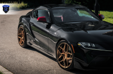Toyota Supra на дисках RFX11 Brushed Bronze