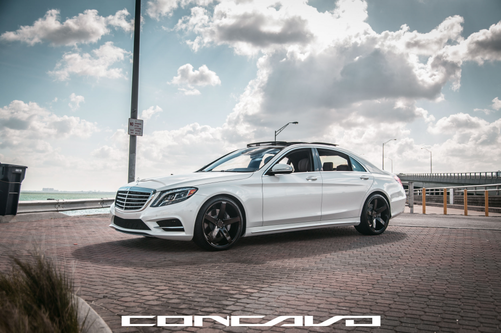 Mercedes Benz S550 на дисках Concavo CW-5