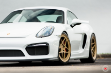 Porsche Cayman GT4 на дисках Vossen Forged LC-104