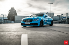 Mercedes C63S AMG на дисках Hybrid Forged HF-2