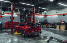 Toyota Supra на кованых дисках Vossen Forged EVO-4R