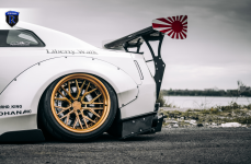 Nissan LB GTR на кованых дисках Rohana Forged RFG3