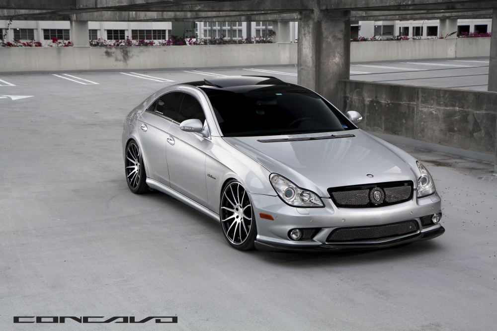 Mercedes Benz CLS63 на дисках Concavo CW-12