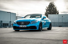 Mercedes C63S AMG на дисках Hybrid Forged HF-2