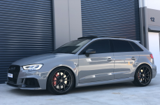 Audi RS3 на дисках V-FF 108 Carbon Graphite 19