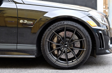 Mercedes Benz C63 на дисках Vortseiner V-FF 108 Carbon Graphite