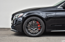Mercedes Benz C63S на дисках Vorsteiner V-FF 107 Carbon Graphite