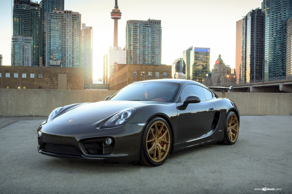 Porsche Cayman S на дисках Avant Garde M580