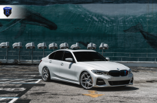 BMW 330i на дисках Rohana RFX11 Brushed Titanium