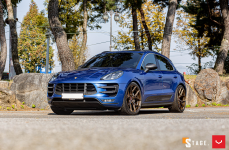 Porsche Macan на дисках Hybrid Forged HF-5