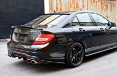 Mercedes Benz C63 на дисках Vortseiner V-FF 108 Carbon Graphite