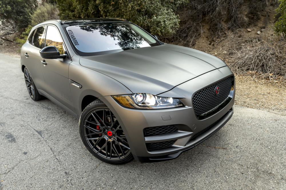 Jaguar F-PACE на дисках Vorsteiner V-FF 107 Carbon Graphite R22