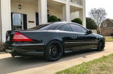 Mercedes Benz CL Class на дисках TSW Turbina