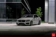 Mercedes C400 на дисках Hybrid Forged HF-2
