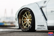 Nissan GT-R на дисках Vossen x Work VWS-1