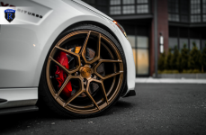 Mercedes E63 на дисках Rohana RFX11 Brushed Bronze