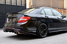Mercedes Benz C63 на дисках Vortseiner V-FF 108 Carbon Graphite