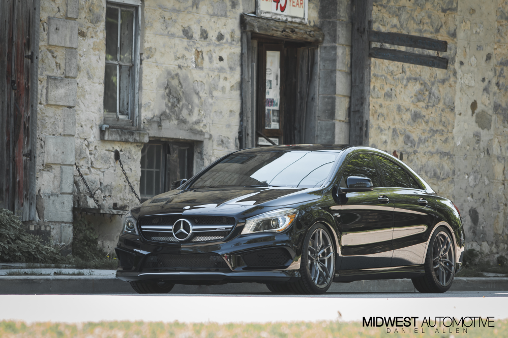 Mercedes Benz CLA 45 AMG на дисках Vorsteiner V-FF 105 R19