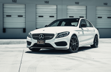 Mercedes-Benz C43 на дисках V-FF 112 Carbon Graphite