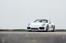 Porsche Cayman GT4 на дисках Vossen Forged LC-104