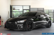 Infiniti Q50s RS Black на дисках XO Luxury XF1