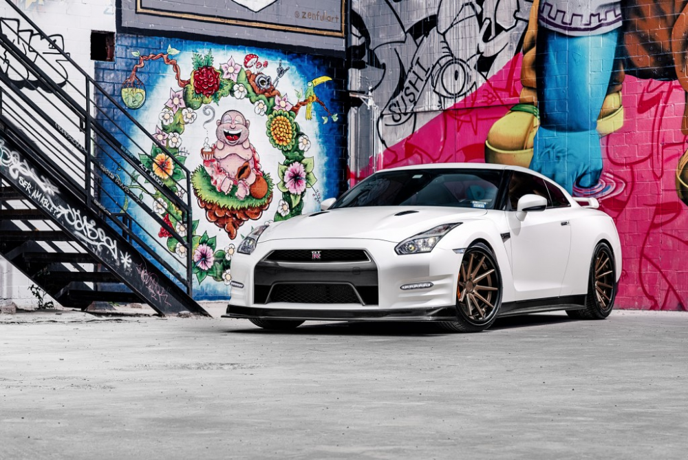Nissan GTR на дисках Ferrada FR4