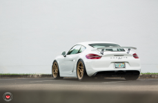 Porsche Cayman GT4 на дисках Vossen Forged LC-104
