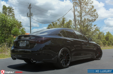 Infiniti Q50s RS Black на дисках XO Luxury XF1