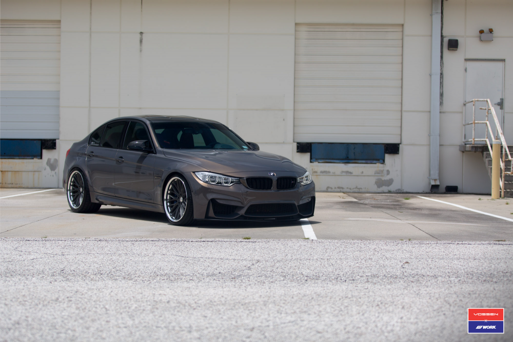 BMW M3 на дисках Vossen x Work VWS-2