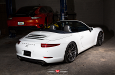 Porsche 991 911 Cabriolet на дисках Vossen Forged VPS-308 