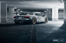Lamborghini Aventador S на кованых дисках Novitec x Vossen NV-1
