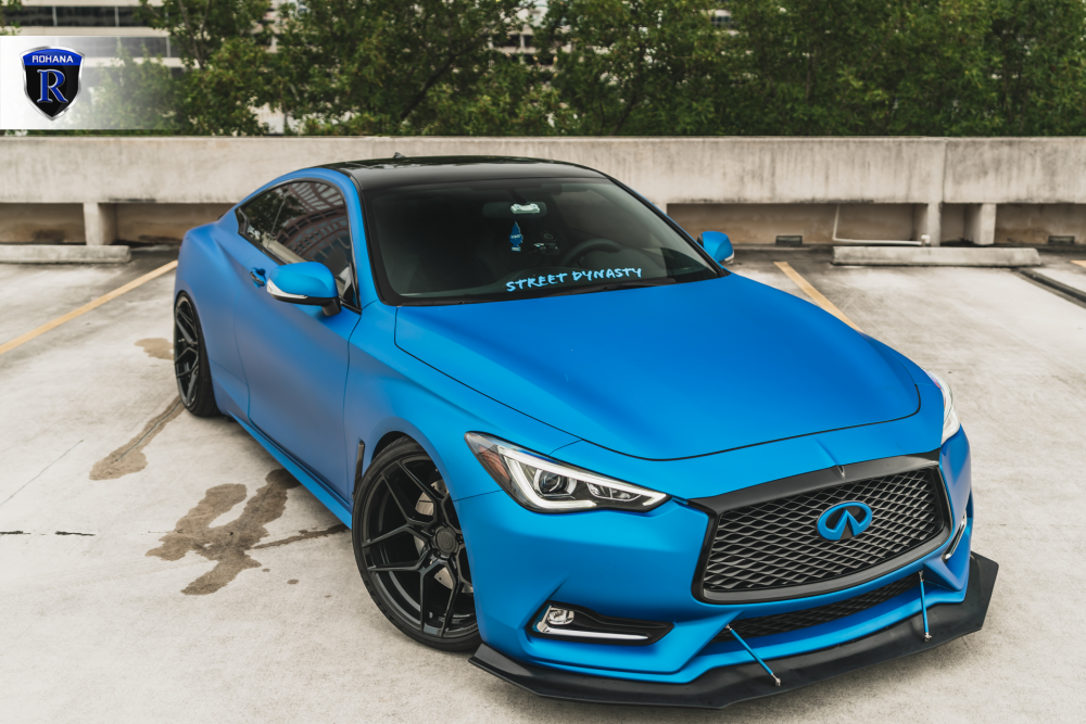 Inifinti Q60 Gloss Black на дисках RFX 11
