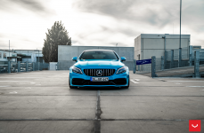Mercedes C63S AMG на дисках Hybrid Forged HF-2