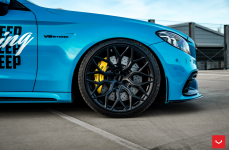 Mercedes C63S AMG на дисках Hybrid Forged HF-2
