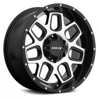 MKW OFF-ROAD - M92 Satin Black with Machined Face